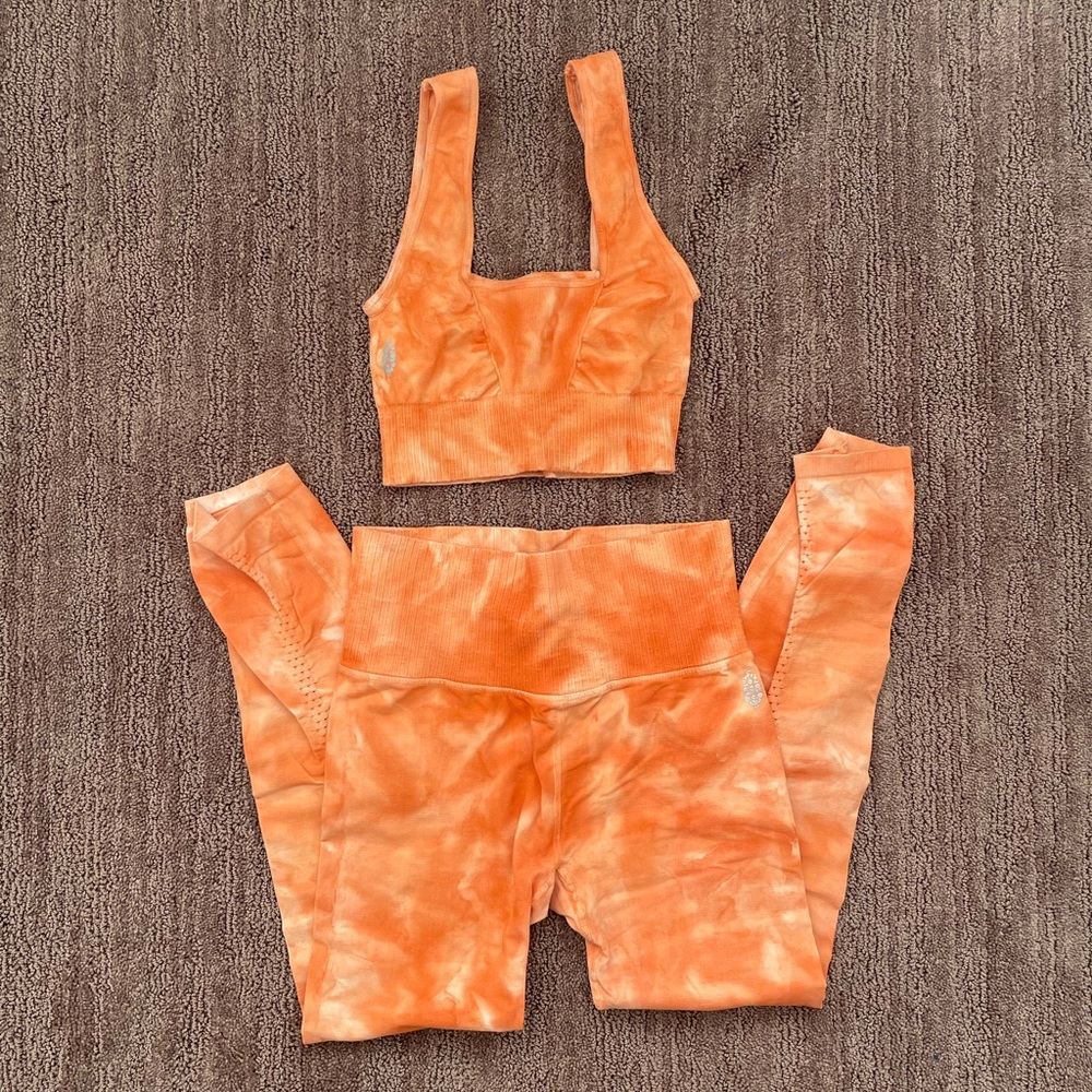 FP Movement Good Karma Square Neck Bra & Leggings Set